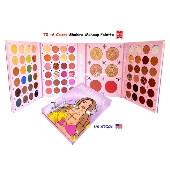 New Shakira Makeup Palette - All in one Eyeshadow, Highlighter & Blusher Palette - Picture 2 of 9